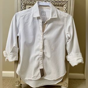 White Classic Button Up by Billy Reid